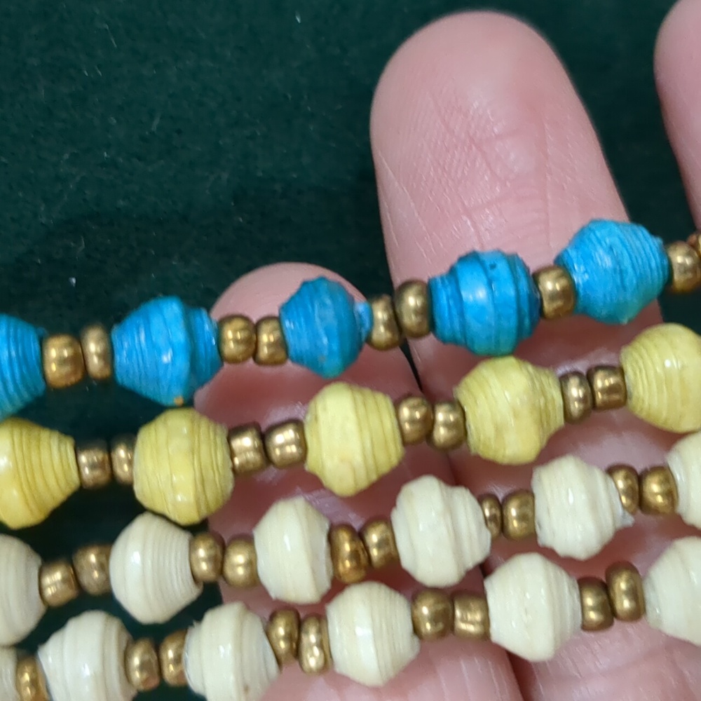 3 For $25 Elegant Multicolor Beaded Necklace Long - Picture 5 of 7
